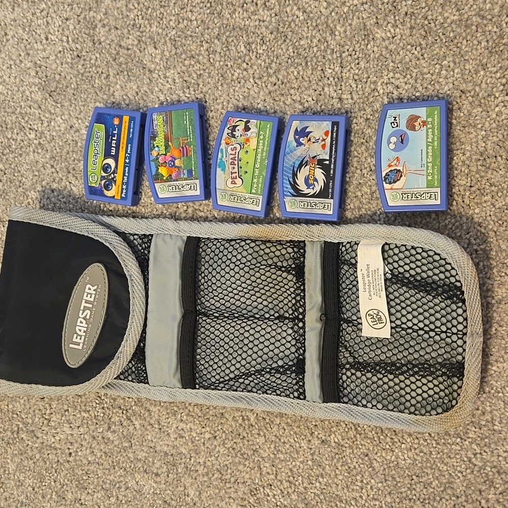 Leap Frog Leapster LeapPad Game Cartridges 5pk - Picture 4 of 5